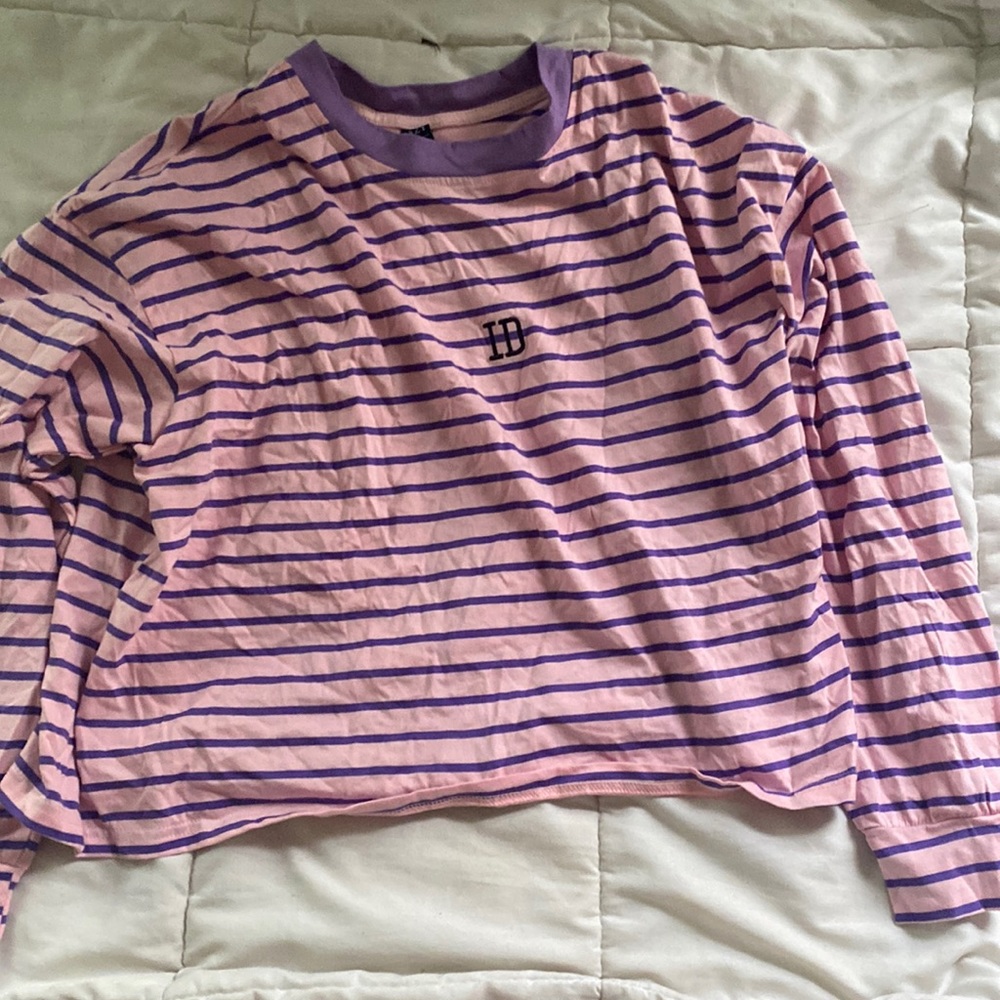 dazy oversized long sleeve tee
